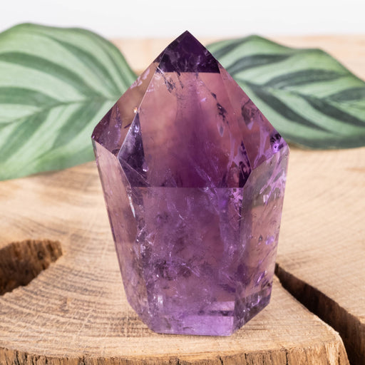 Amethyst Polished Point 92 g 58x38mm - InnerVision Crystals