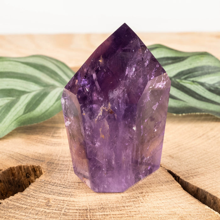 Amethyst Polished Point 93 g 58x37mm - InnerVision Crystals