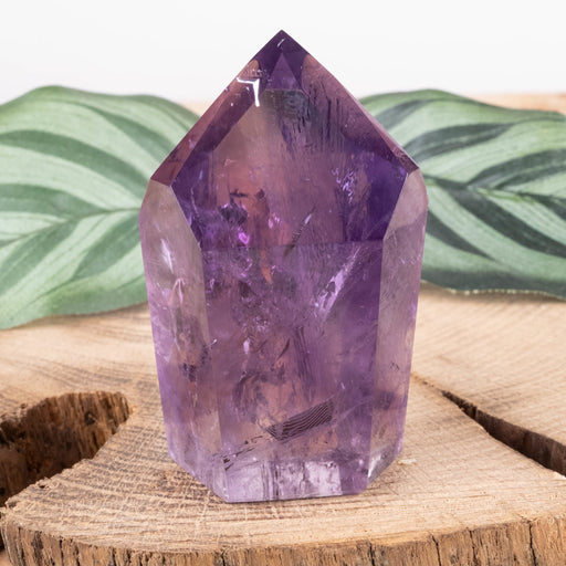 Amethyst Polished Point 95 g 60x37mm - InnerVision Crystals