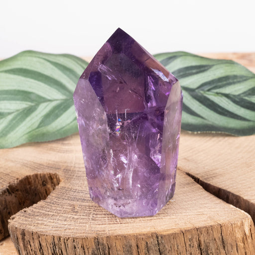 Amethyst Polished Point 95 g 60x37mm - InnerVision Crystals