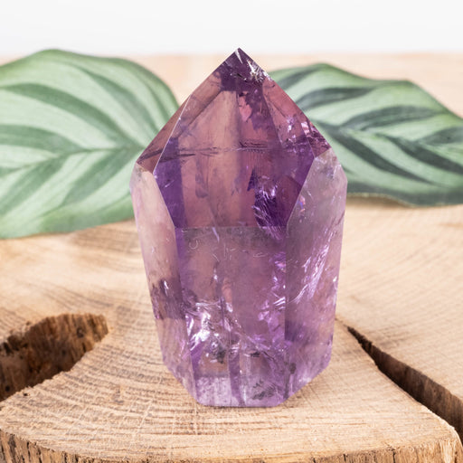Amethyst Polished Point 96 g 60x35mm - InnerVision Crystals