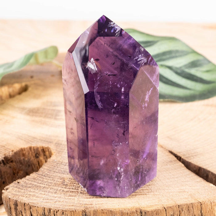 Amethyst Polished Point 98 g 61x32mm - InnerVision Crystals