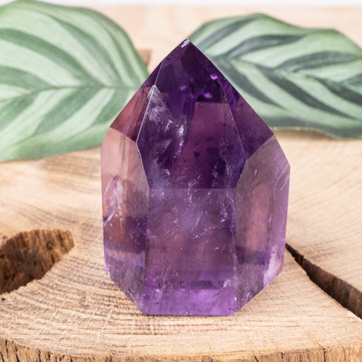 Amethyst Polished Point 99 g 53x39mm - InnerVision Crystals