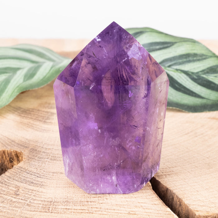 Amethyst Polished Point 99 g 58x40mm - InnerVision Crystals