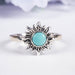 Arizona Turquoise 5mm Ring Size 8.5 - InnerVision Crystals