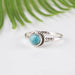 Arizona Turquoise Ring 4.5mm Size 6 - InnerVision Crystals