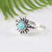 Arizona Turquoise Ring 5mm Size 7 - InnerVision Crystals