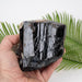 Black Tourmaline 1448 g / 3+ lbs 106x126mm + Hyalite Opal & Smoky Quartz - InnerVision Crystals