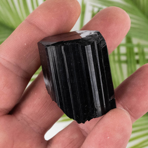 Black Tourmaline 70 g 37x32mm - InnerVision Crystals