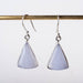 Blue Lace Agate Earrings 18x13mm - InnerVision Crystals