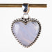 Blue Lace Agate Pendant 7 g 35x24mm - InnerVision Crystals