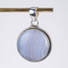 Blue Lace Agate Pendant 7.61 g 36x24mm - InnerVision Crystals