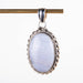 Blue Lace Agate Pendant 9 g 43x21mm - InnerVision Crystals