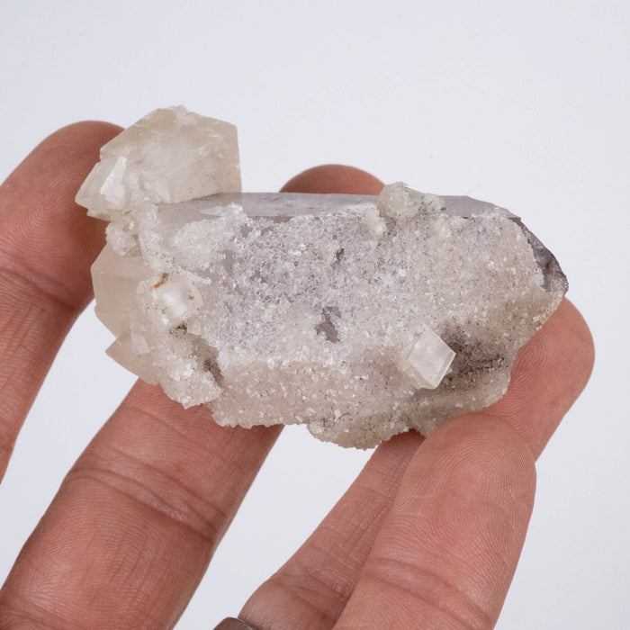 Brandberg Amethyst w/ Analcime + Calcite 63 g 61x30mm - InnerVision Crystals