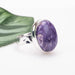 Charoite Ring 16x12mm Size 7.5 - InnerVision Crystals