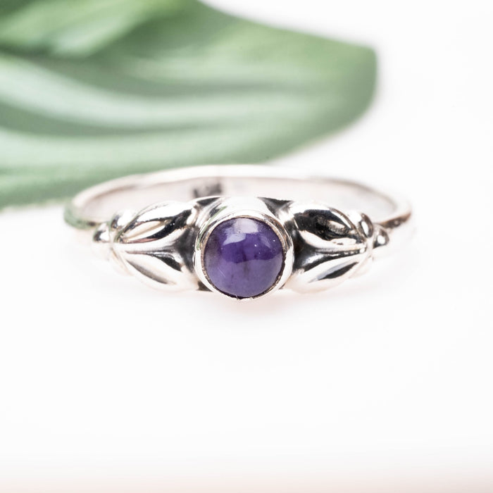 Charoite Ring 4mm | Choose Size - InnerVision Crystals