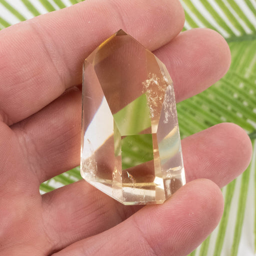 Citrine Polished Point 40 g 43x31mm - InnerVision Crystals