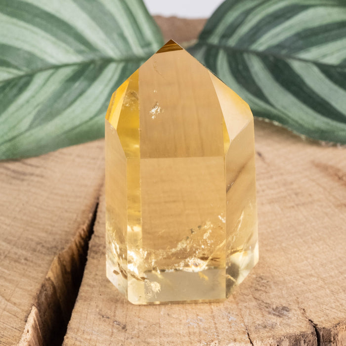 Citrine Polished Point 44 g 47x28mm - InnerVision Crystals