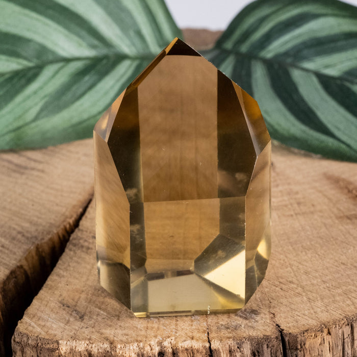Citrine Polished Point 48 g 44x29mm - InnerVision Crystals