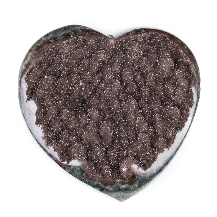Druzy Heart 192 g 74x72mm - InnerVision Crystals