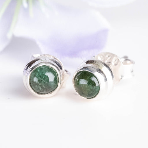 Emerald Earrings 4mm - InnerVision Crystals
