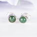 Emerald Earrings 4mm - InnerVision Crystals