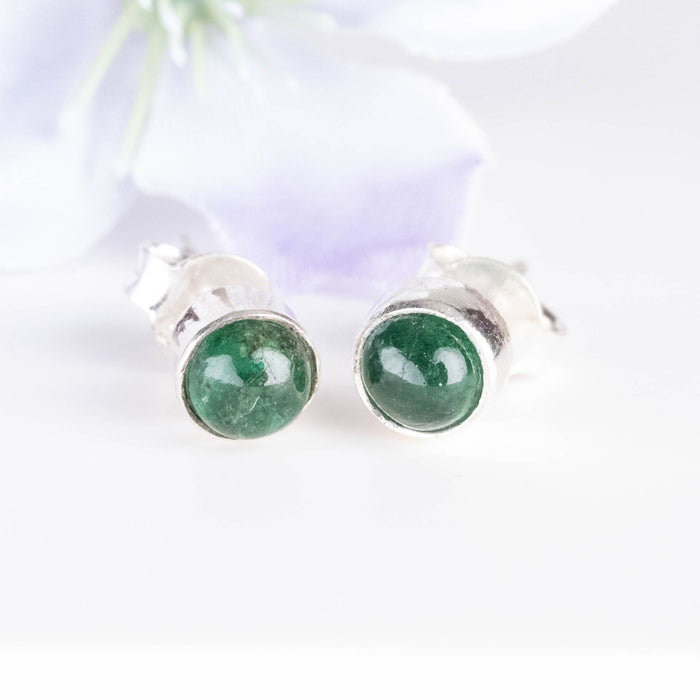 Emerald Earrings 5mm - InnerVision Crystals