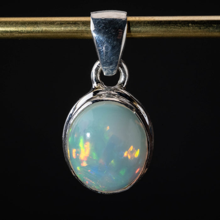 Ethiopian Opal Pendant 2.45 g 23x11mm - InnerVision Crystals