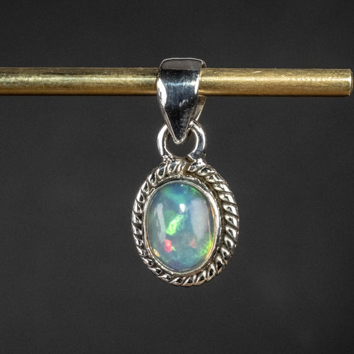 Ethiopian Opal Pendant 2.65 g 22x10mm - InnerVision Crystals
