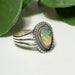 Ethiopian Opal Ring 10x7mm Size 11 - InnerVision Crystals