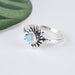 Ethiopian Opal Ring 5mm Size 8.5 - InnerVision Crystals