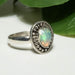 Ethiopian Opal Ring 9x7mm Size 8 - InnerVision Crystals