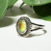 Ethiopian Opal Ring 9x7mm Size 9.5 - InnerVision Crystals