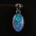 Ethiopian Opal w/ Tourmaline Pendant 4.13 g 32x14mm - InnerVision Crystals