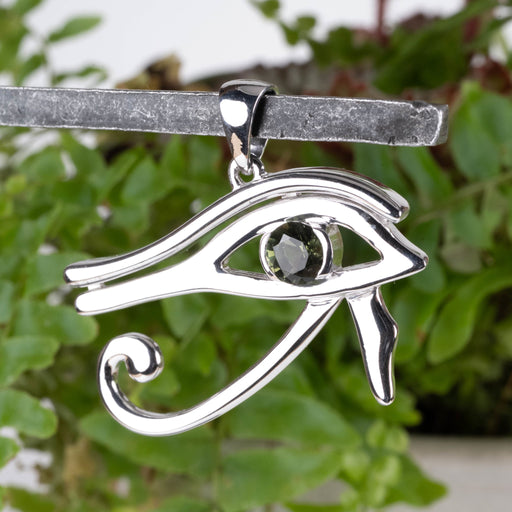 Eye of Ra Pendant Silver | Moldavite Gemstone - InnerVision Crystals