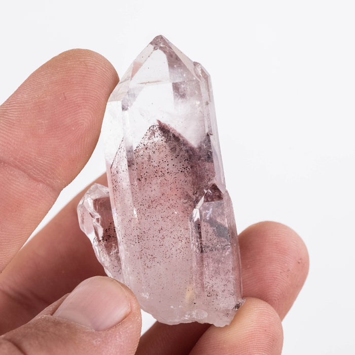 FIre Quartz Crystal 38 g 56x29mm *DING - InnerVision Crystals