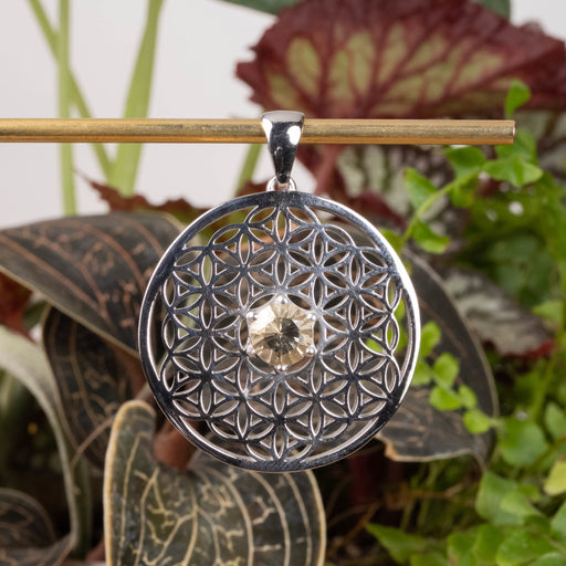 Flower of Life Pendant .925 | Citrine - InnerVision Crystals