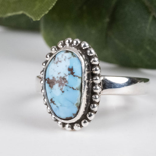 Golden Hill Turquoise Ring 11x7mm Size 8 - InnerVision Crystals