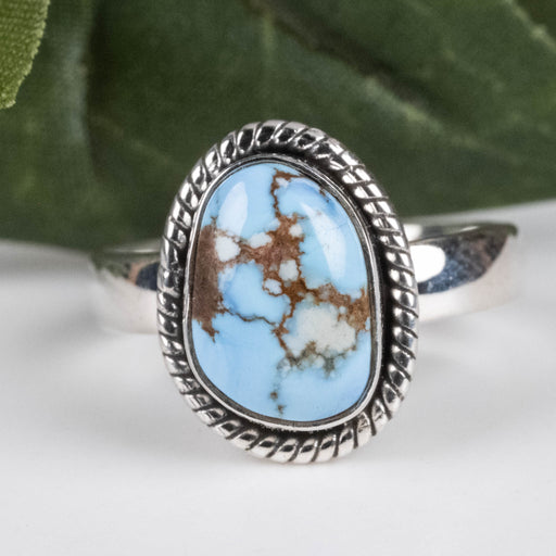 Golden Hill Turquoise Ring 11x8mm Size 8 - InnerVision Crystals