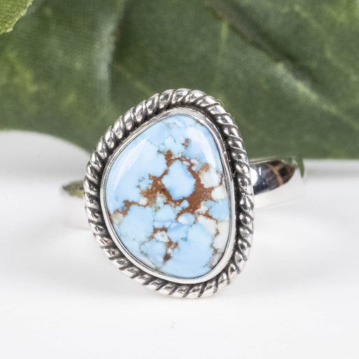 Golden Hill Turquoise Ring 11x9mm Size 7 - InnerVision Crystals