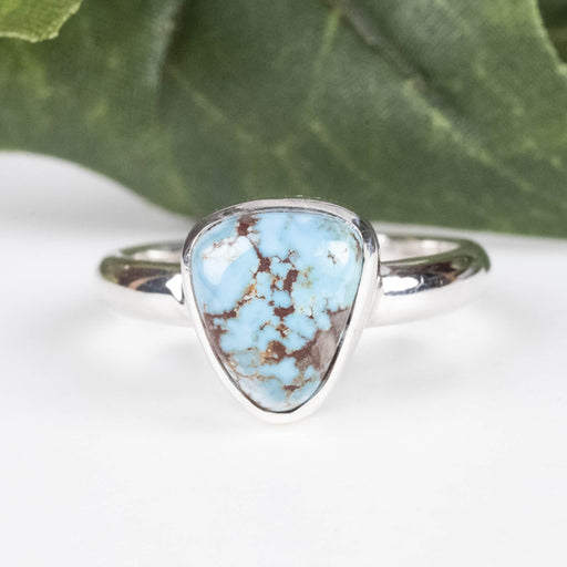 Golden Hill Turquoise Ring 9x7mm Size 7 - InnerVision Crystals