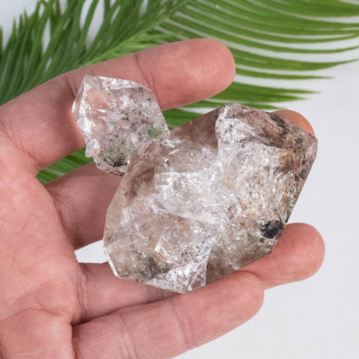 Herkimer Diamond Quartz Crystal 134 g 70x69x28mm - InnerVision Crystals