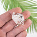 Herkimer Diamond Quartz Crystal 16 g 36x23x17mm Dry Enydro with Carbon - InnerVision Crystals