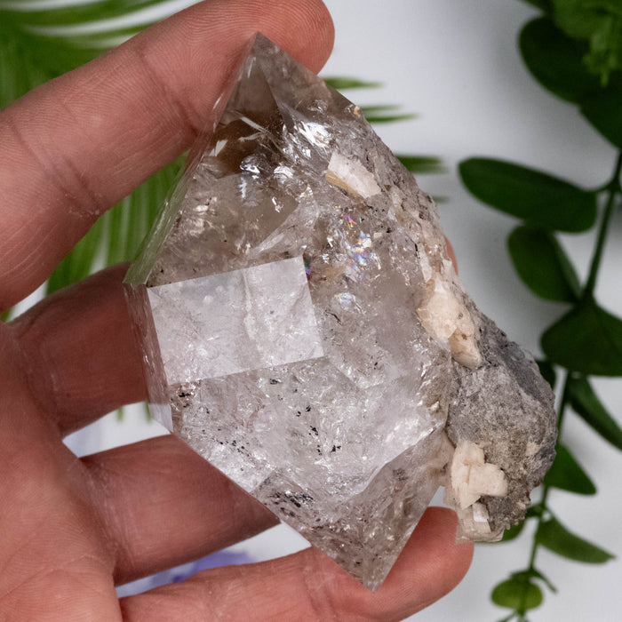 Herkimer Diamond Quartz Crystal 288 g 84x66x47mm - InnerVision Crystals