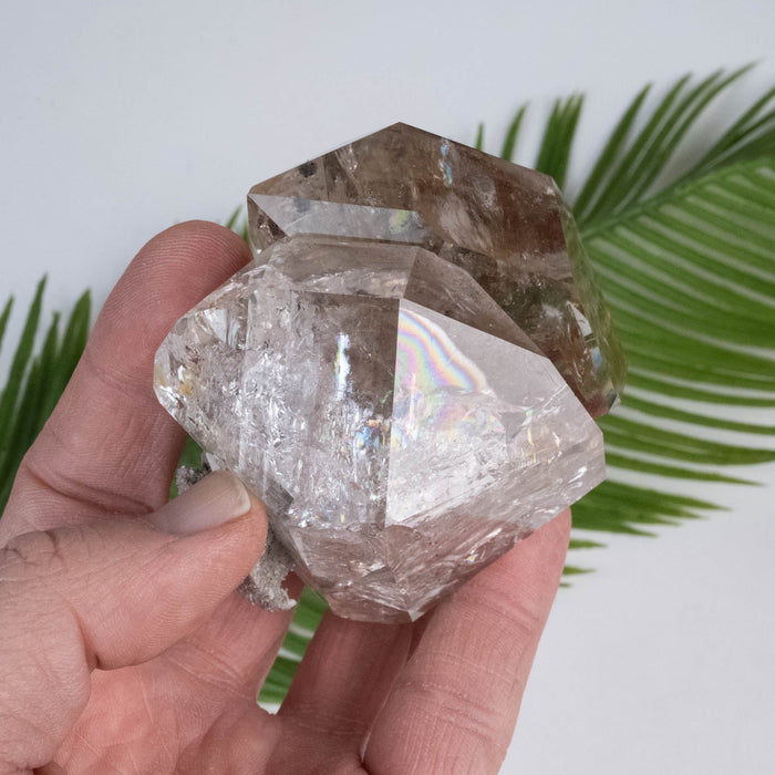 Herkimer Diamond Quartz Crystal 319 g 81x76x51mm - InnerVision Crystals