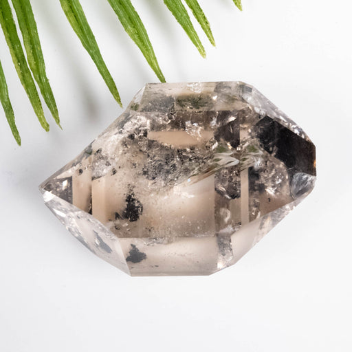 Herkimer Diamond Quartz Crystal 50.05 g 49x33x26mm Smoky w/ Carbon - InnerVision Crystals