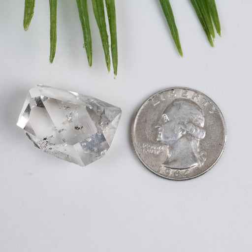 Herkimer Diamond Quartz Crystal 9.41 g 23x20x17mm A+ w/ key mark - InnerVision Crystals