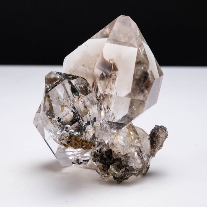 Herkimer Diamond Quartz Crystal Cluster with Ding 79 g 54x48mm - InnerVision Crystals