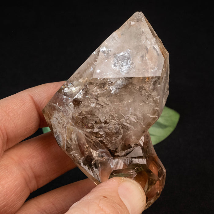 Herkimer Diamond Quartz Crystal Skeletal w/ Unique Terminations 136 g 86x54x31mm - InnerVision Crystals