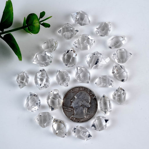 Herkimer Diamond Quartz Crystals 12mm - 14mm 28 Grams A / A+ Grade WHOLESALE LOT - InnerVision Crystals